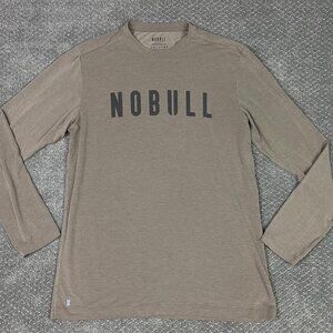 NOBULL Shirt Men's Large Performance Stretch Gym Running Base Layer Long Sleeve